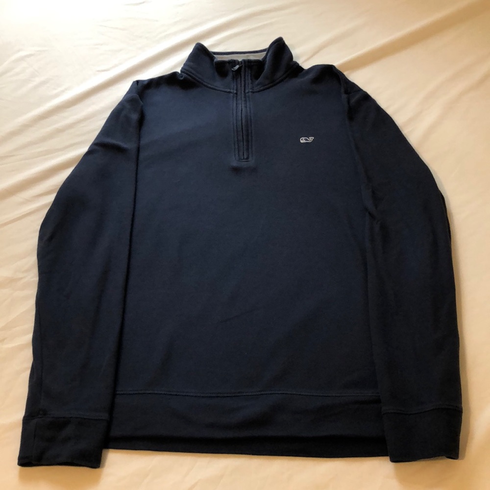 Vineyard Vines Navy blue men’s 1/4 zip size medium